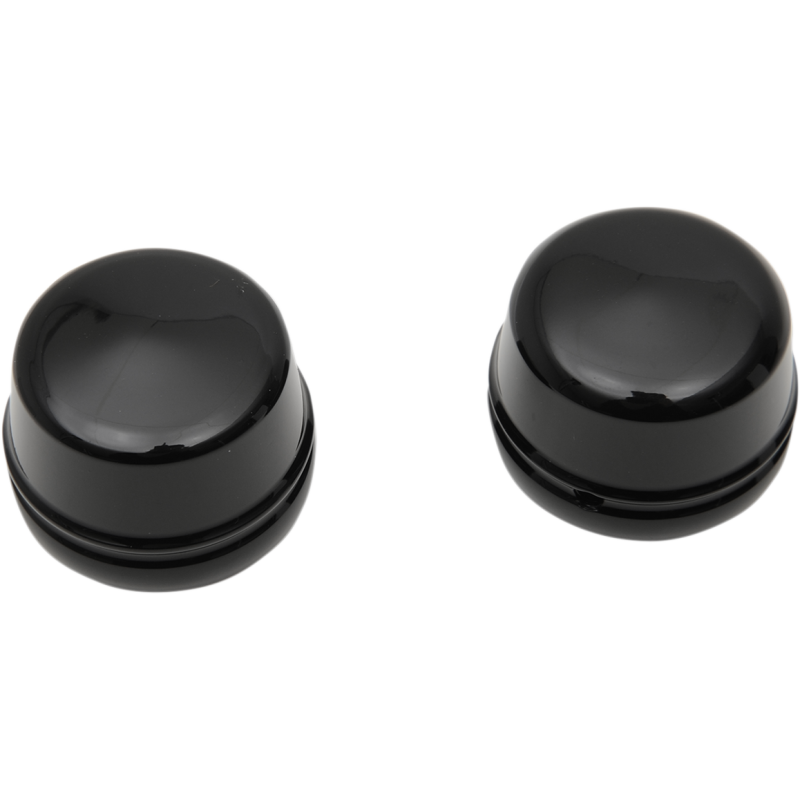 DRAG SPECIALTIES COVER AXLE 00-07FLT G BLK 16-0217GB