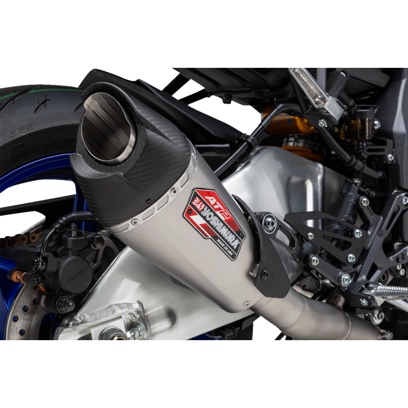 YOSHIMURA 22-24 MT-10 AT2 RACE 3/4 SYSTEM SS/SS/CF WF 13101CP520