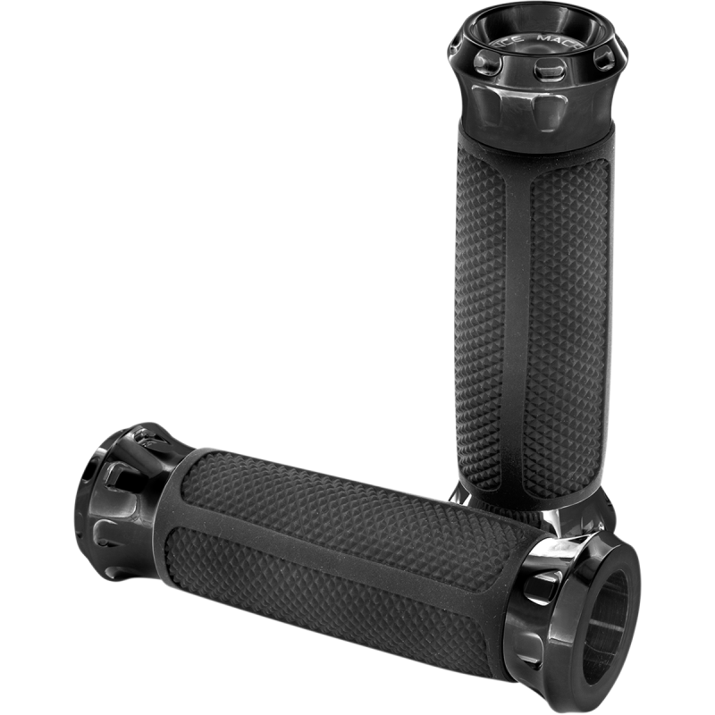 PERFORMANCE MACHINE OVERDRIVE GRIPS BLK CABLE 0063-2081-B