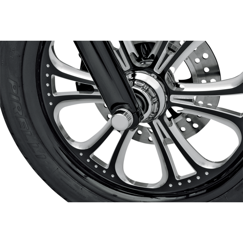 DRAG SPECIALTIES 00-07 FL/04-07FXD 1" AXLE CAPS (PR) 0309-0217