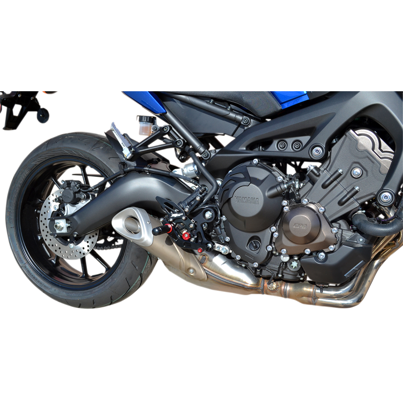 HOT BODIES REAR SET MGP YAM FZ-09 /MT-09 /FJ-09 14-18 BLK 81402-2500