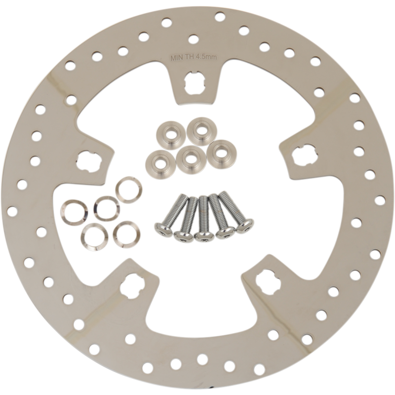 DRAG SPECIALTIES ROTOR F. 11.5"POL CUSTOM B06-0206ASP