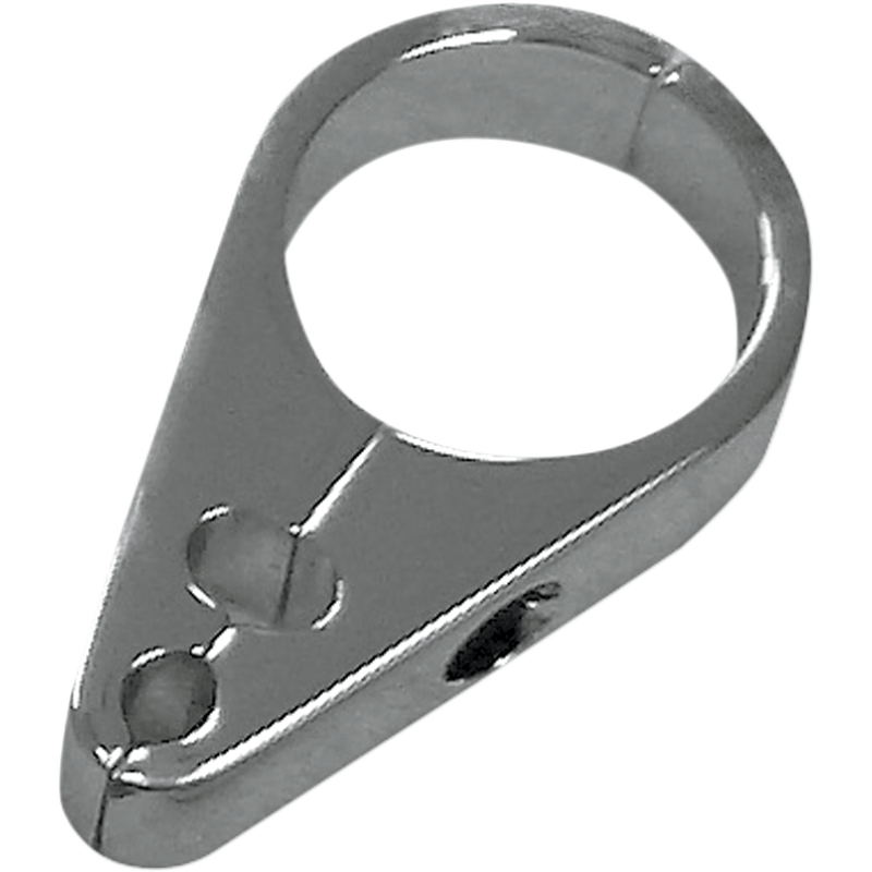 DRAG SPECIALTIES 1.250" CHROME CABLE./BRAKE CLAMP EA 0658-0032