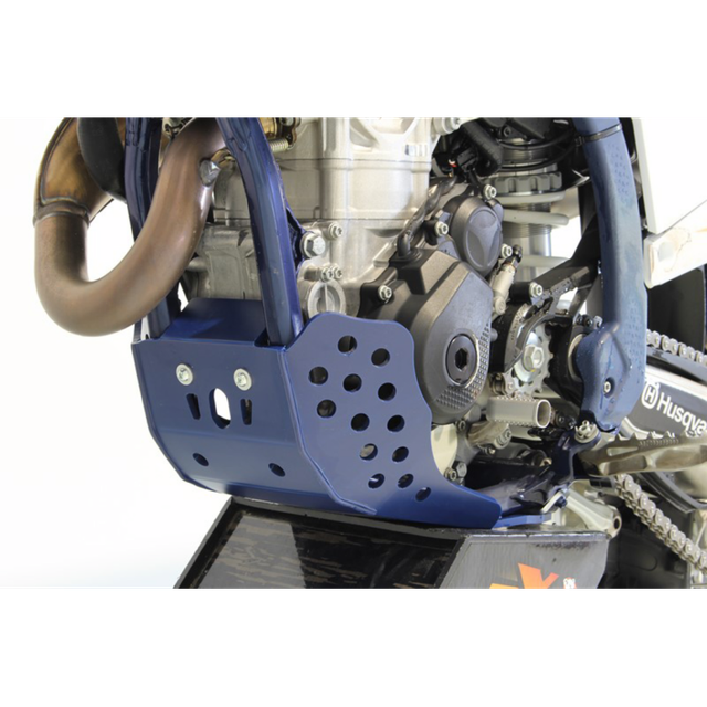 AXP RACING 6MM SKIDPLATE HUS  FC-FX250-350 BLUE AX1660