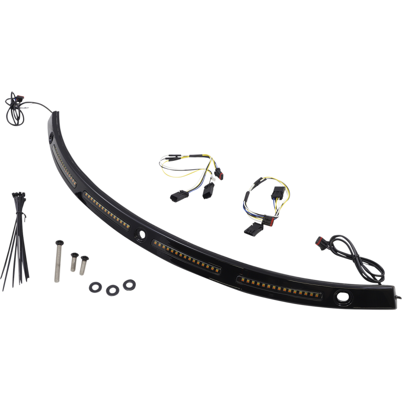 CUSTOM DYNAMICS TRIM WSHLD FLHT SEQ BLK CD-WT2-SEQ-14-B