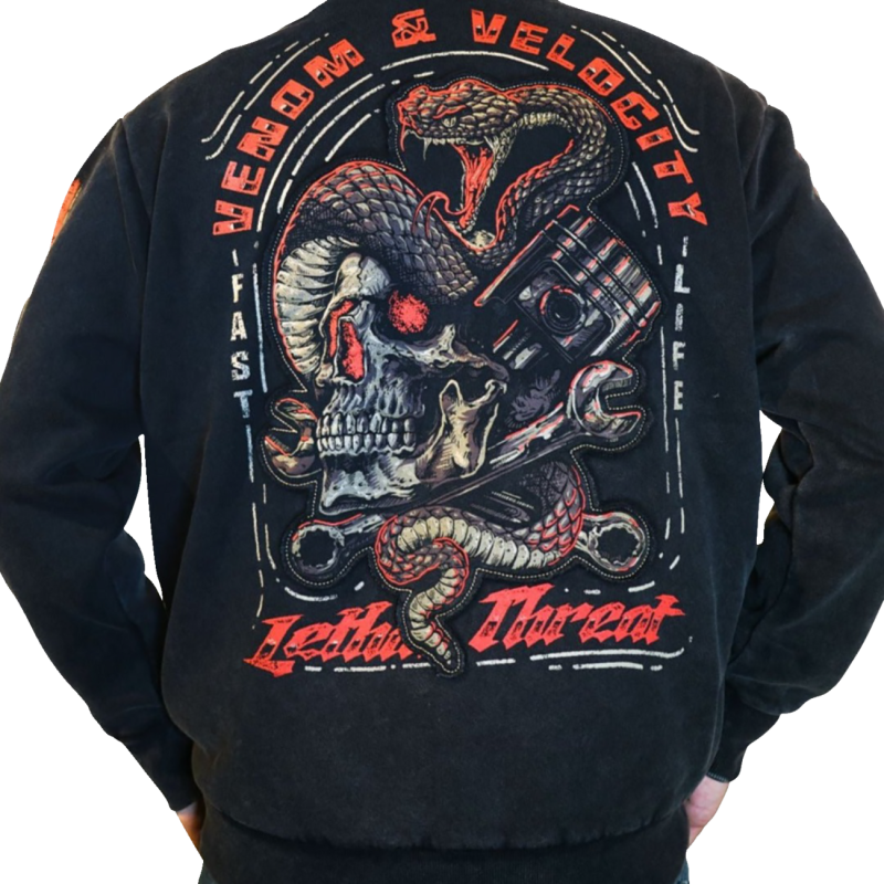 LETHAL THREAT HOODY VENOM VELOC BK 2XL HD84075XXL