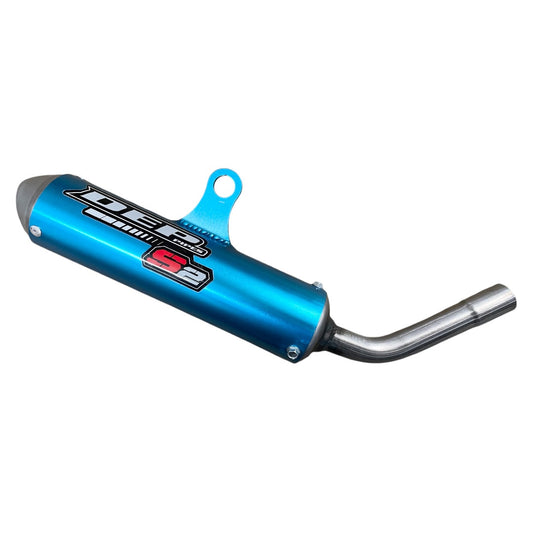 SPECIAL ORDER DEP Pipes HVA TC 65 24-ON KTM65 SX GG MC BLUE  SILENCER DEPT2621 