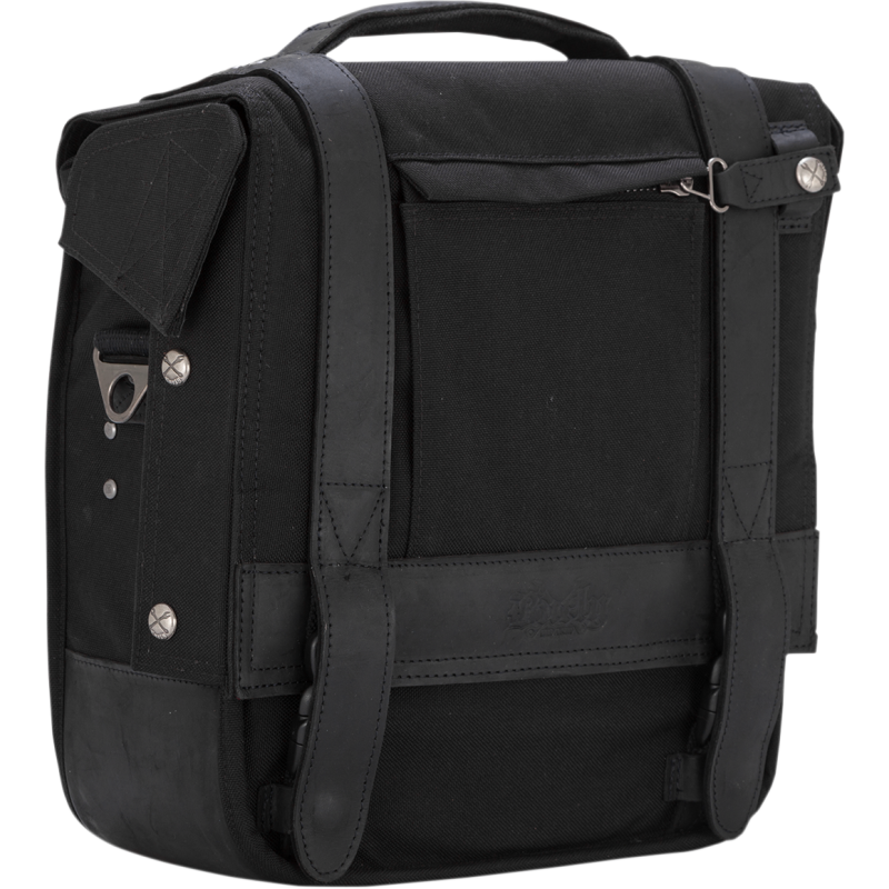 BURLY BRAND DETACHABLE SADDLEBAG - BLACK B15-1000B
