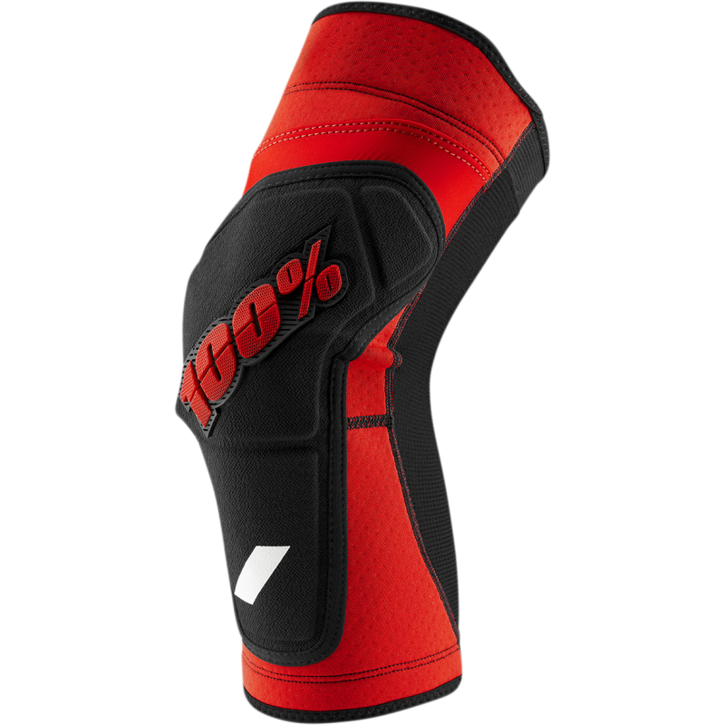 100% RIDECAMP KNEE GUARDS RED/BLACK LG 70001-00011