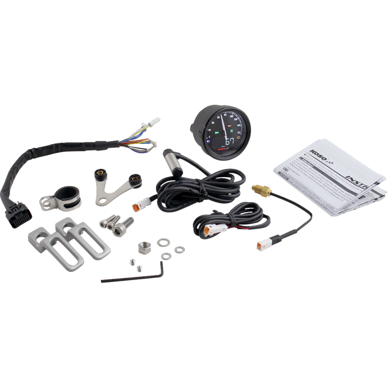 KOSO NORTH AMERICA TNT-05S D60 SPEEDOMETER BLACK BA085001-HD