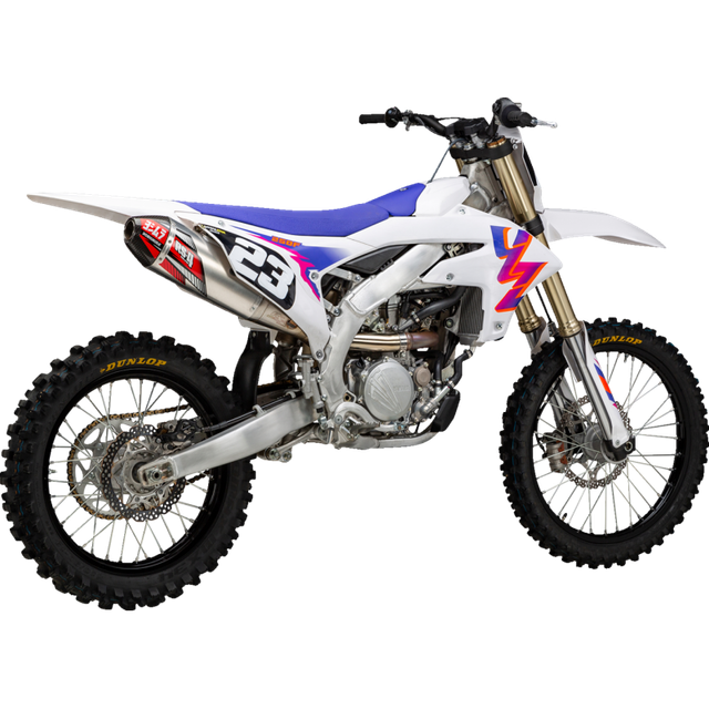YOSHIMURA 2024 YZ250F RS-12 SLIP-ON SS/AL/CF 231032D320