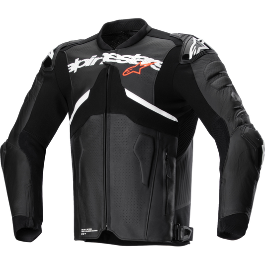 ALPINESTARS (ROAD) ATEM V5 LTHR JKT BLK/WHT 58 3106524-12-58