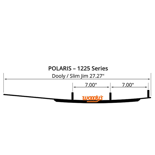 WOODY'S DOOLY CARBIDE RUNNER 6" POLARIS DP6-1225