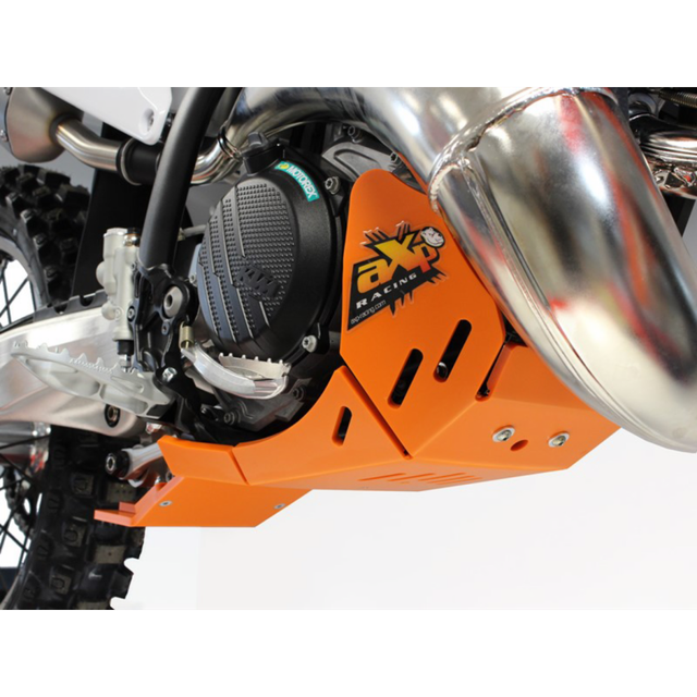 AXP RACING XTR SKIDPLATE 8MM KTM 250-300 SX-XC-TC TX ORANGE AX1649