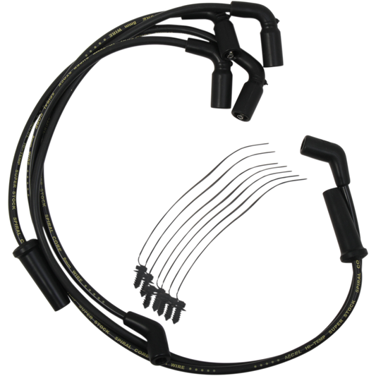 ACCEL 17-22 FL PLUG WIRE 8MM BLACK 171116-K
