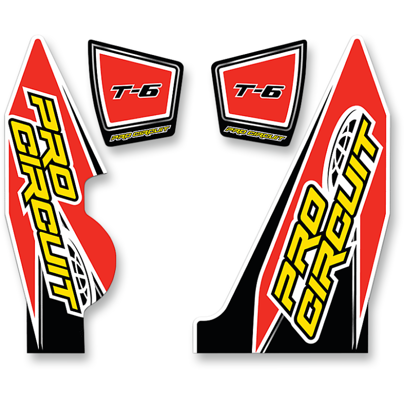 PRO CIRCUIT T-6 WRAP AND E/C DECAL (YZ450F) DC14T6-YZ450F
