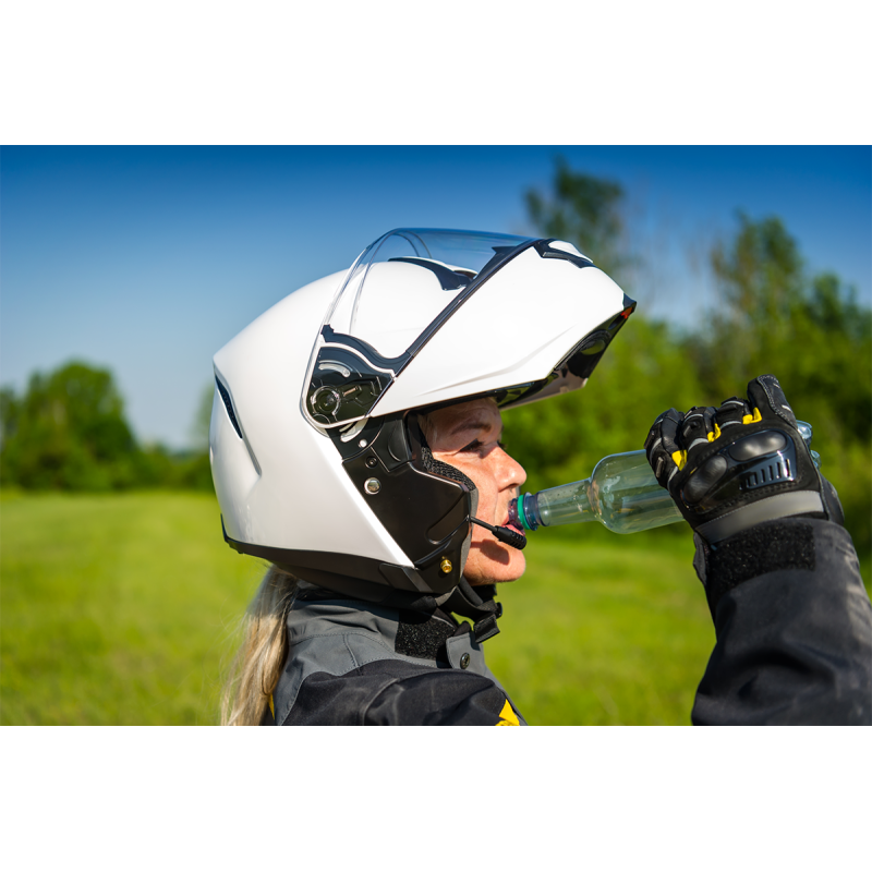 SENA IMPULSE SMART HELMET FLIP-UP GLOSSY WHITE M SIZE DOT IMPULSE-GW00M1