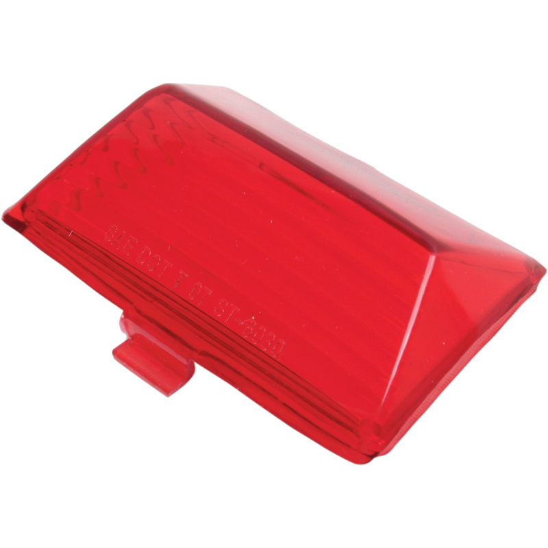 DRAG SPECIALTIES 84-08 FLHT REAR FEND TIP LIGHT LENS RED 2040-0588
