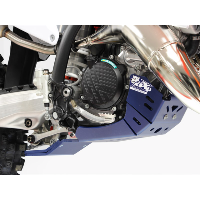 AXP RACING XTR SKIDPLATE 8MM HUS  125 TC BLUE AX1673