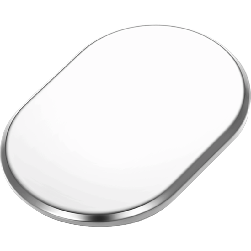 FIGURATI DESIGNS BACK FENDER COVER PLAIN SILVER-LEFT FD60-AC-SS-LT