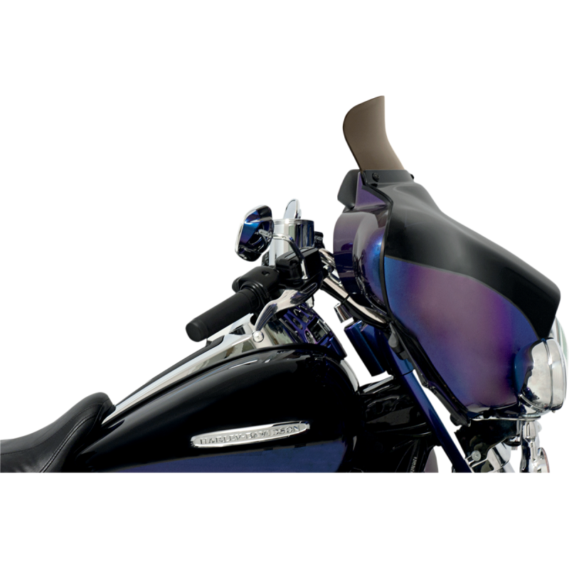 MEMPHIS SHADES HD 5" FLH SPOILER WINDSHIELD SMOKE MEP8571