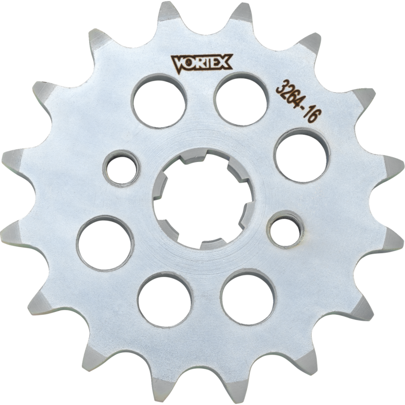 VORTEX SPROCKET VORTEX STEEL FRONT 420-16 TOOTH SLVR 3264-16