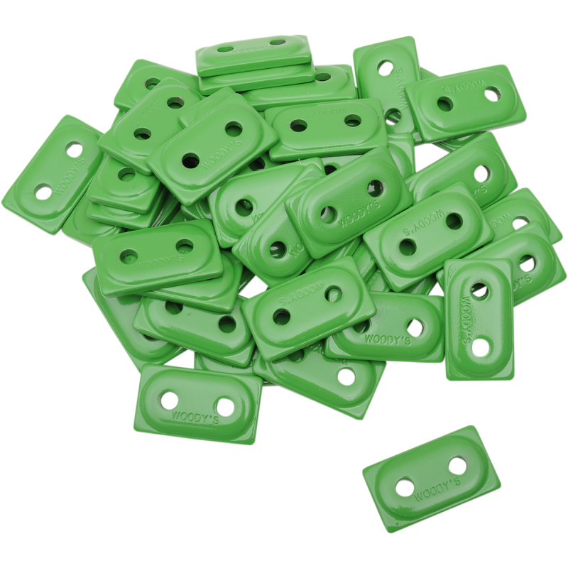 WOODYS DOUBLE DIGGER ALUMSUPPORT PLATE (GREEN) ADD2-3780-B-1