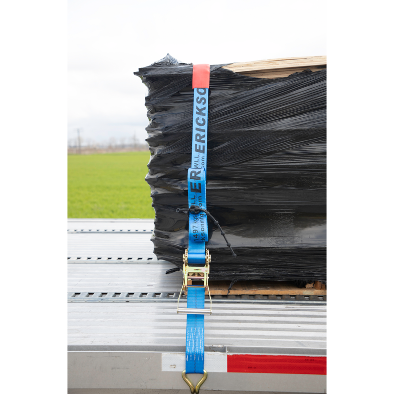 ERICKSON 2" X22' 10,000 LB RATCHET STRAP W/ SLIDING WEAR MATERIAL 78632