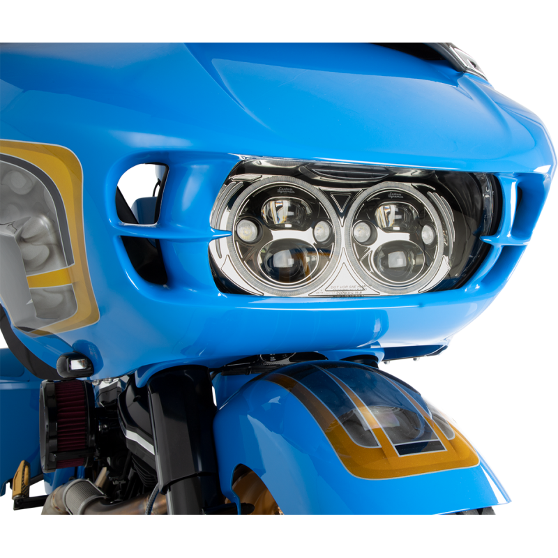 CUSTOM DYNAMICS HEADLIGHT FLTR BLACK CDTB-RG-15-B