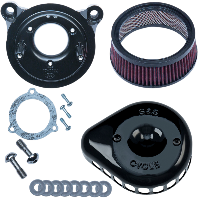 S&S CYCLE 08-16 FLHT/16-17 S/T  GL/BLK MINI T/DR A/C 170-0438