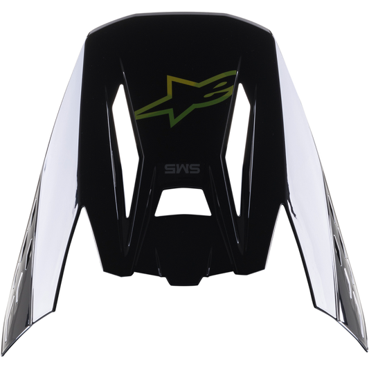 ALPINESTARS VISOR M-5 COMP BK/SIL HUE 8983221-1998