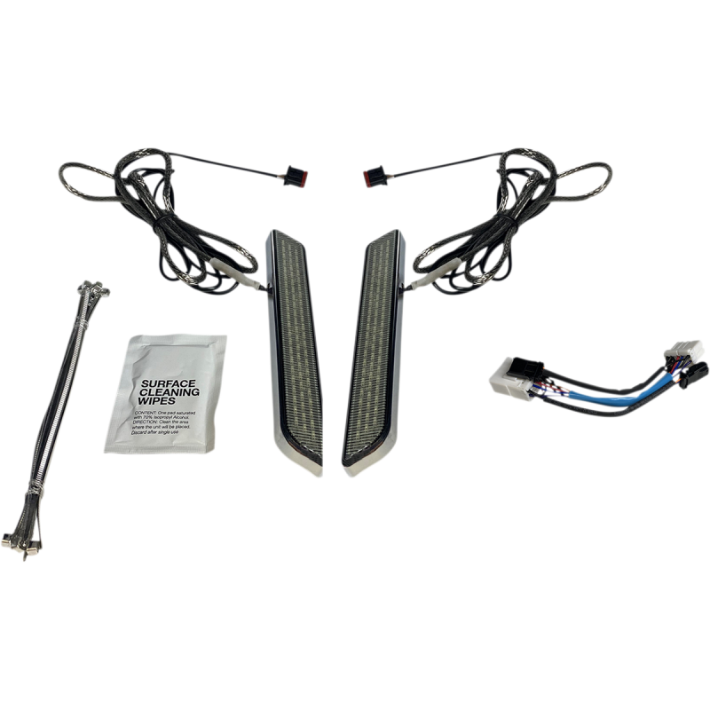 CUSTOM DYNAMICS LIGHT LED FORK SMK CHR CD-FORK-HD-SC