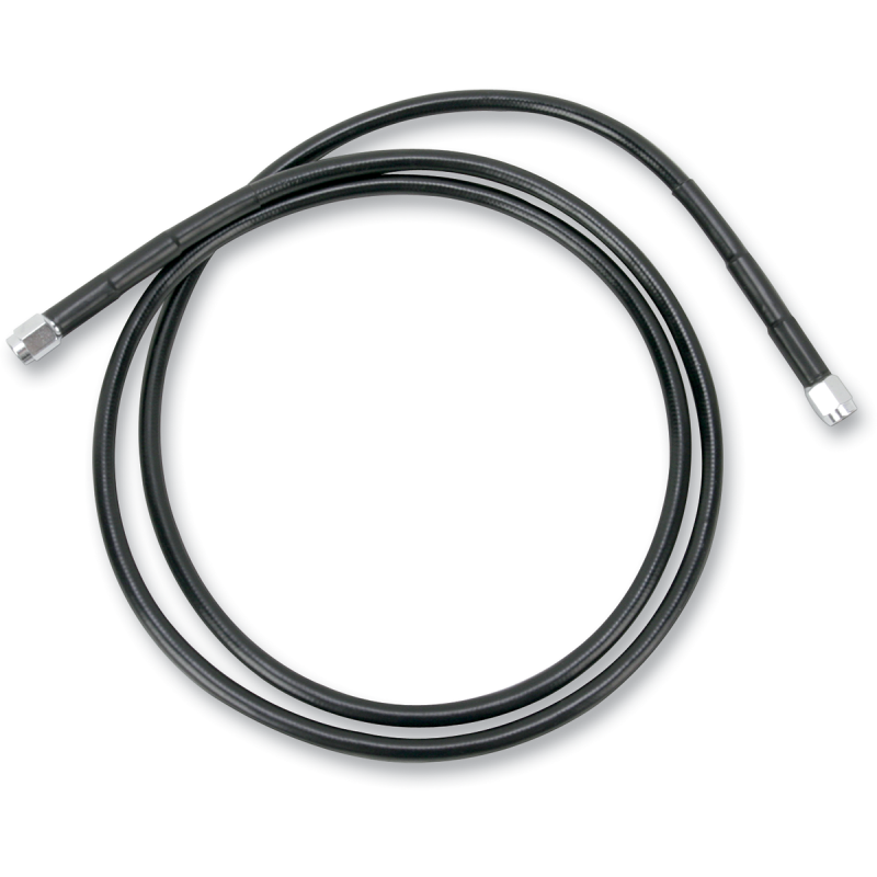 DRAG SPECIALTIES BLACK S/S BRAKE LINE 44" 844-BLK