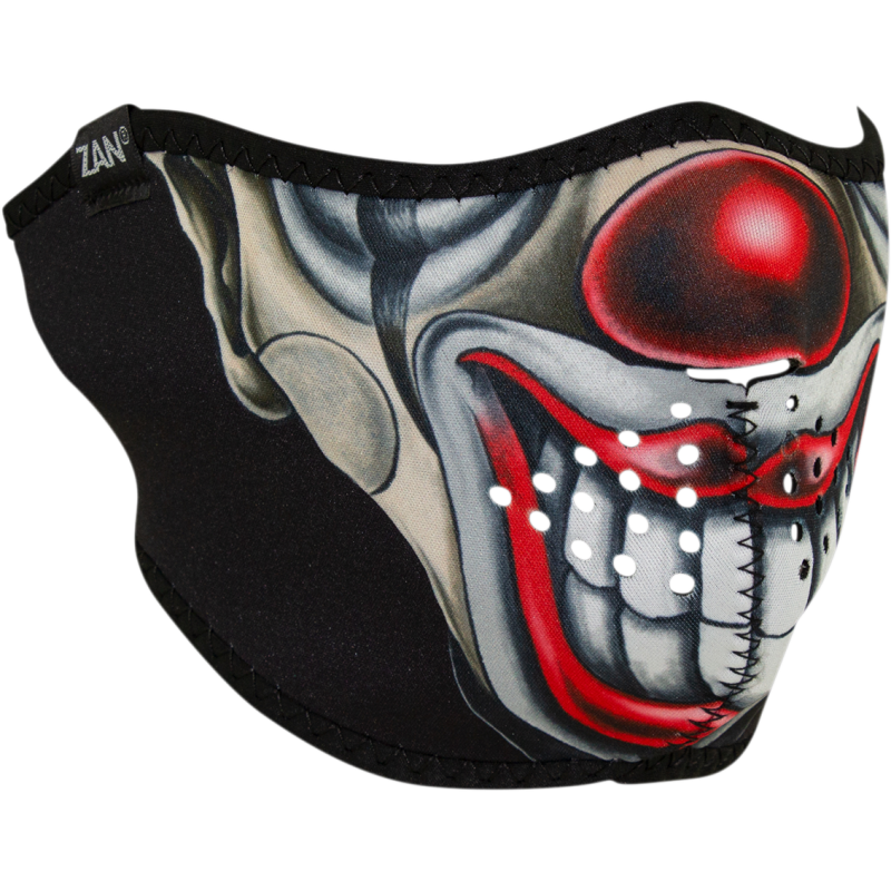 ZAN HEADGEAR HALF FACE MASK NEOPRENE CHICANO CLOWN WNFM411H