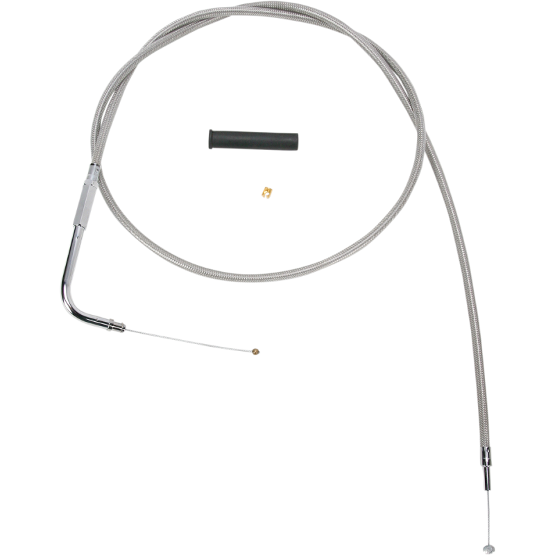 DRAG SPECIALTIES S/STEEL THROTTLE CABLE 5332150B