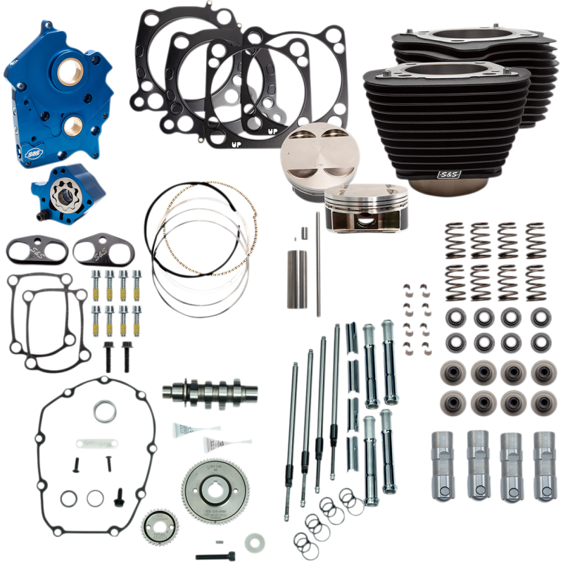 S&S CYCLE POWER PK BLK M8 OIL 310-1106A