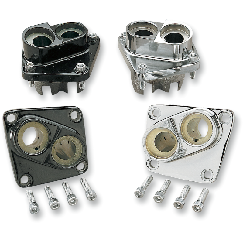 DRAG SPECIALTIES 66-84 B/T CHROME L/BLOCK SET DAYTONA DS-194025