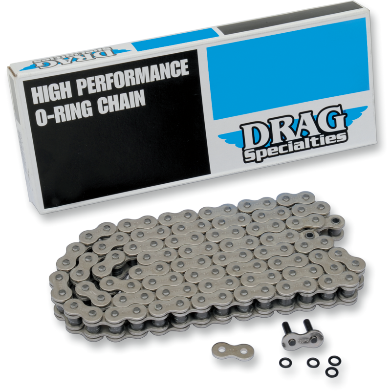 DRAG SPECIALTIES DRAG 530 O RING 102 LINKS CHROME DS530-OX102C