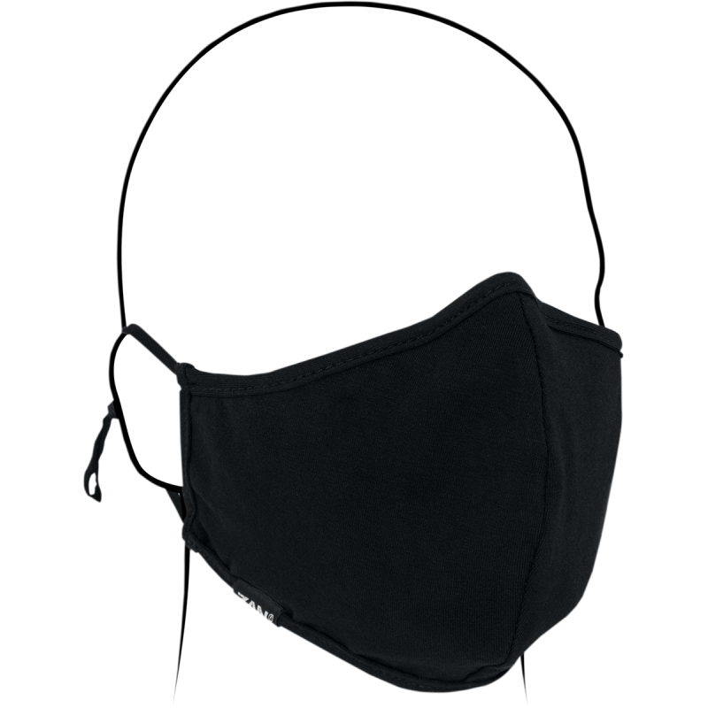 ZAN HEADGEAR ADJUSTABLE FACE MASK WITH PM2.5 FILTER BLACK FMA114