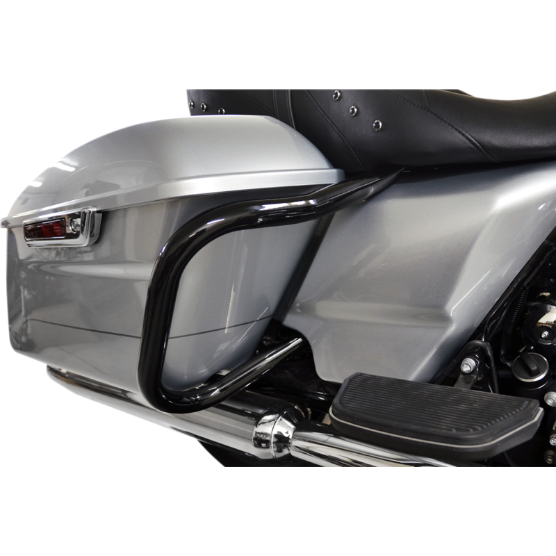 DRAG SPECIALTIES 14-19  FLHT B/BUFF S/BAG BARS BLK 0506-0790