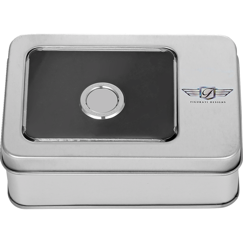 FIGURATI DESIGNS HEEL-TOE SHIFTER COVER PLAIN SILVER FD60-HTSC-SS