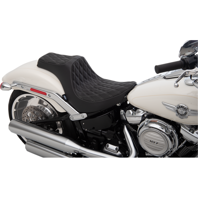 DRAG SPECIALTIES SEAT PRED III DIA SLV VNL 0802-1189