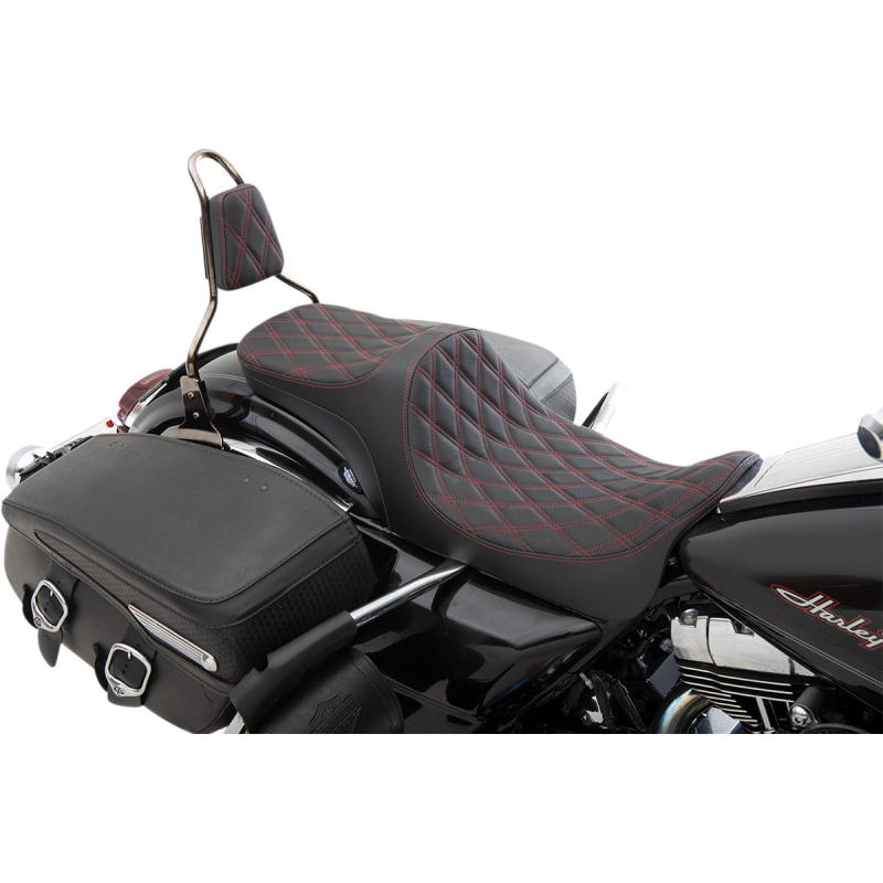 DRAG SPECIALTIES SEATS SEAT PRED III 2UP DDIARED 0801-1306