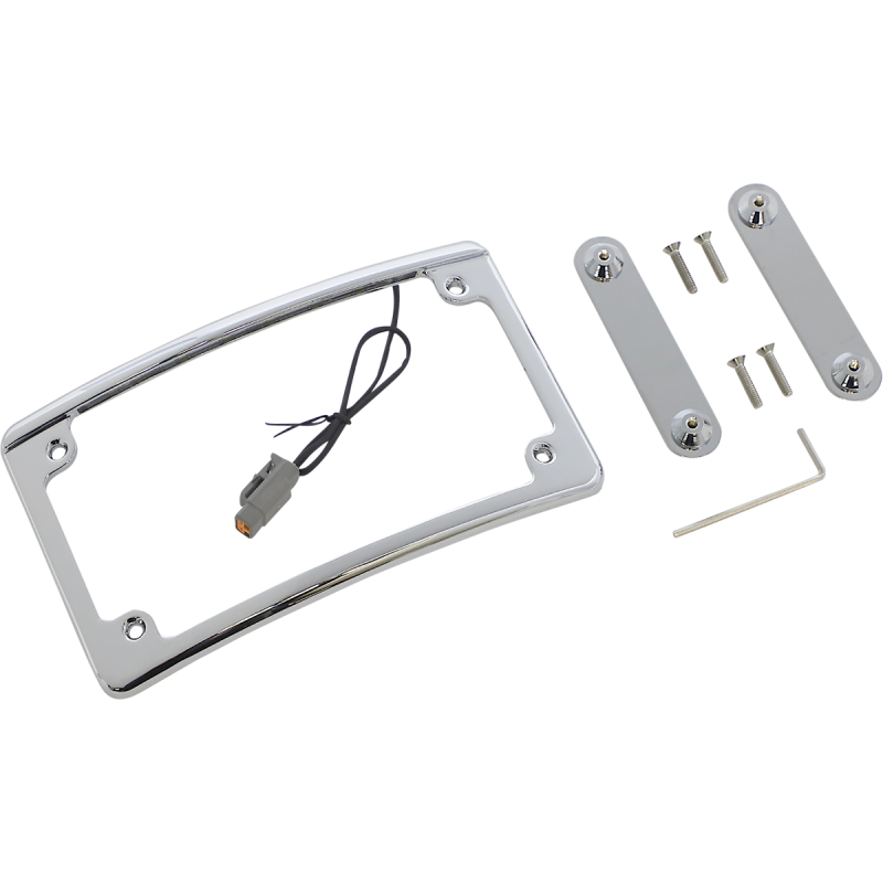 CUSTOM DYNAMICS FRAME LICENSE LED CVO CHR LPF-RAD-CVO-C