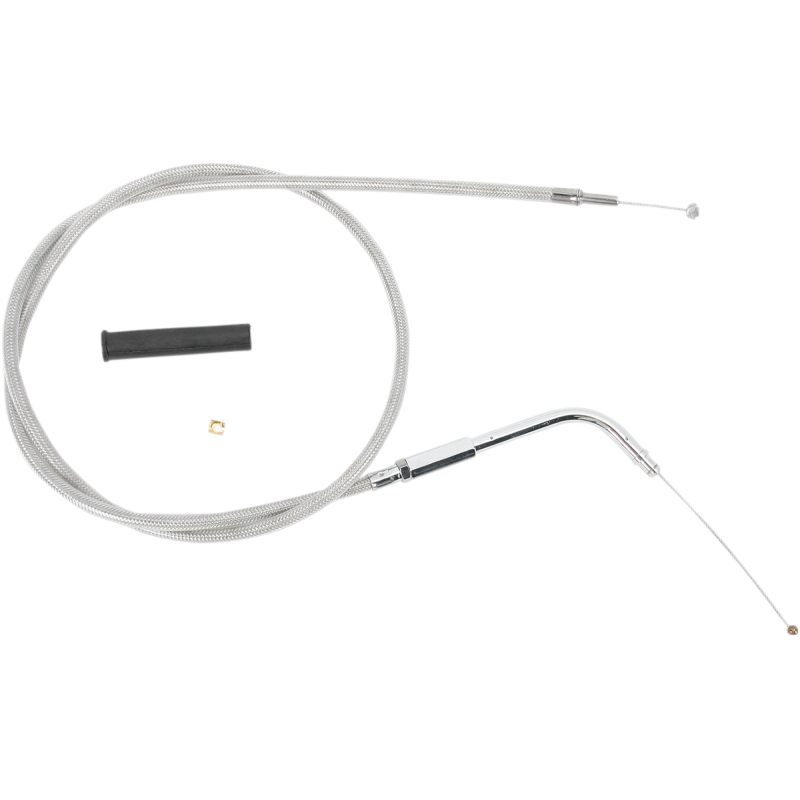DRAG SPECIALTIES 96-UP 36-3/4" S/S IDLE CABLE 5342506B