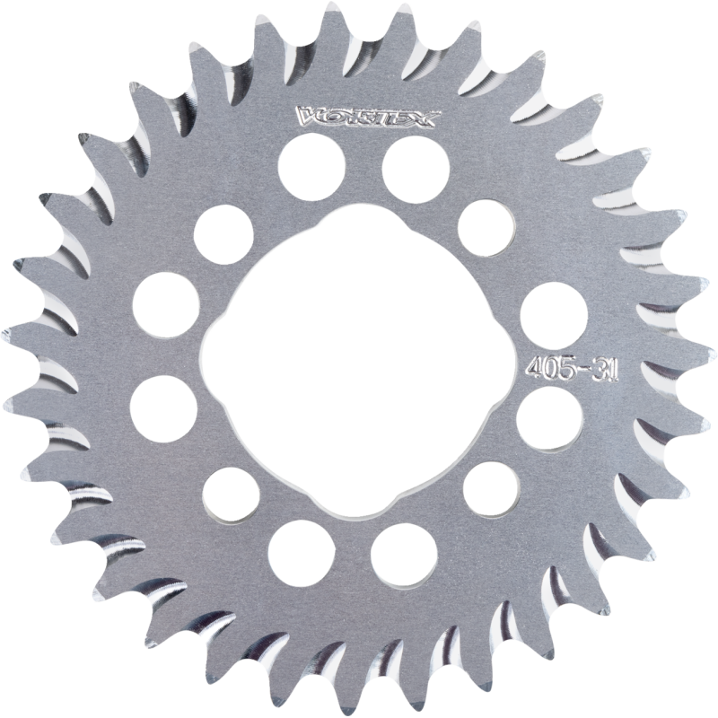 VORTEX SPROCKET VORTEX ALUM REAR 420-31 TOOTH SLVR 405-31