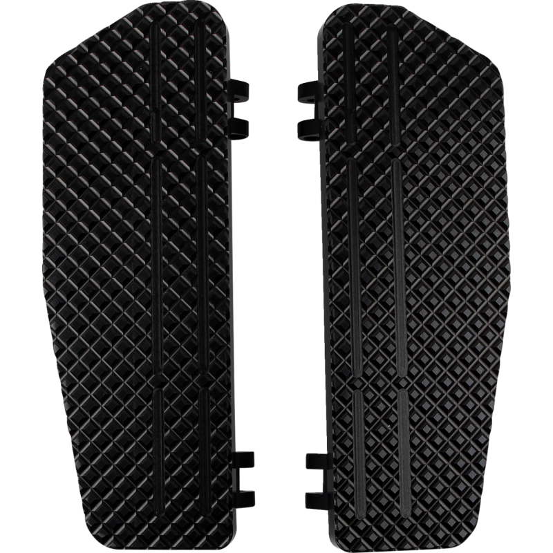 LA CHOPPERS FLOORBOARD PERF BLK LA-P101-00B