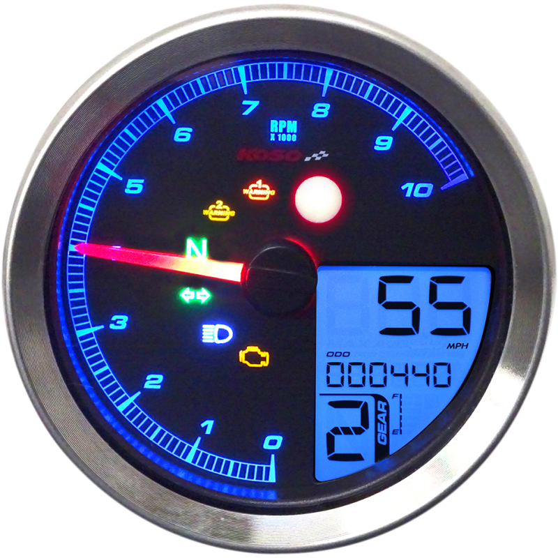 KOSO NORTH AMERICA TACH MULTI METR HD-04 BK BA051211
