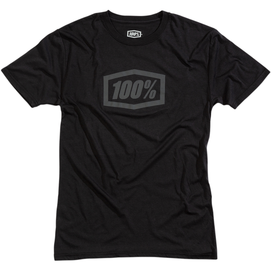 100% ESSENTIAL TECH TEE BLACK/GREY SM 20009-00000