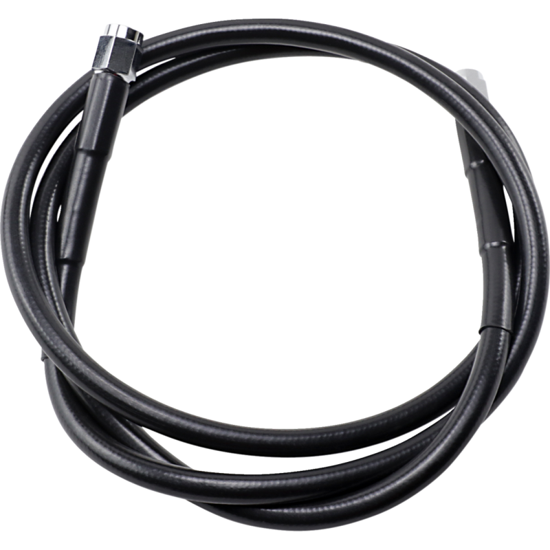 DRAG SPECIALTIES BLACK S/S BRAKE LINE 46" 846-BLK